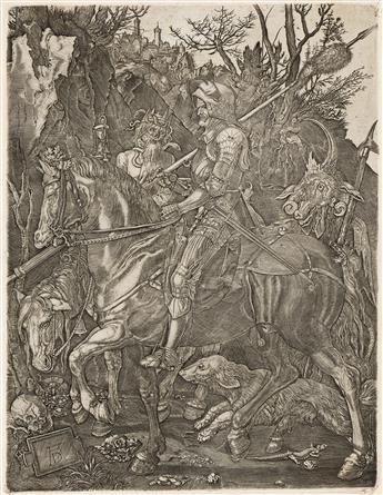 ALBRECHT DÜRER (AFTER) Knight, Death and the Devil.                                                                                              